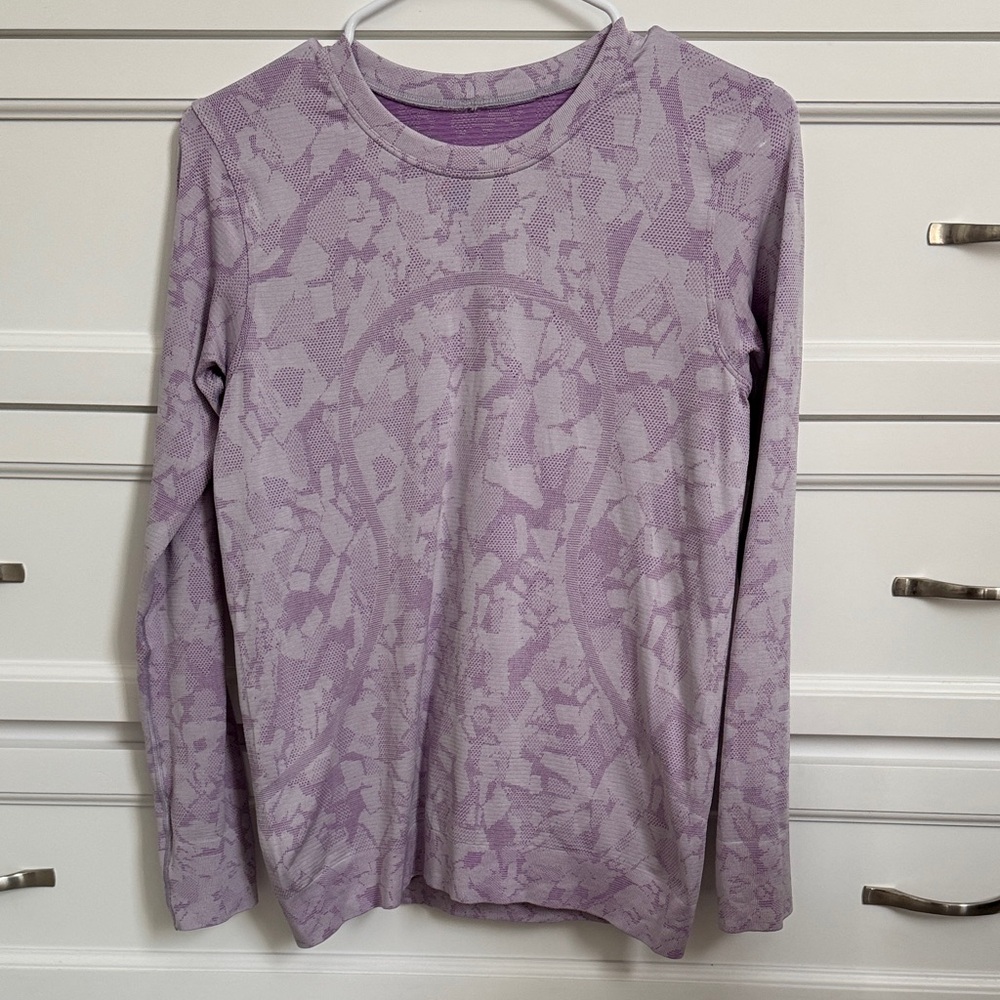 lululemon athletica Purple Long Sleeve Tee